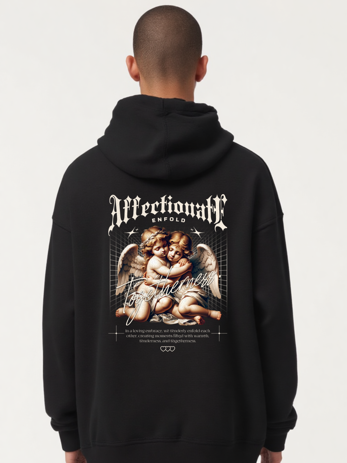 Affectionate Enfold Hoodie Classic Black